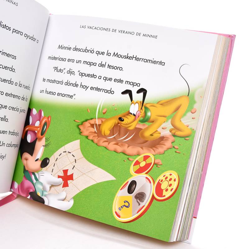Libro Infantil Un Tesoro Para Niñas - Minnie