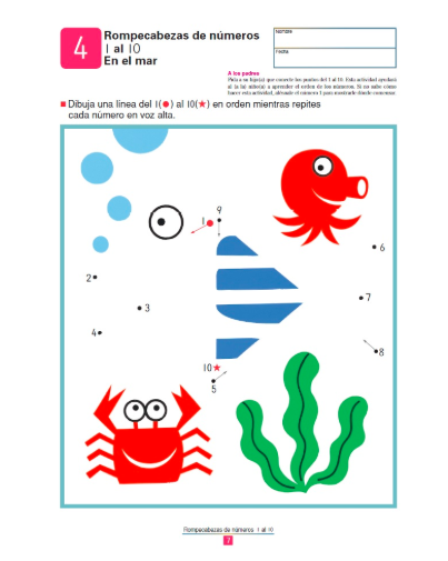 Libro Didáctico Kumon Mi Libro De Números 1-30 Para Niños