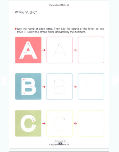 Libro Kumon My Book of Alphabet Games para niños