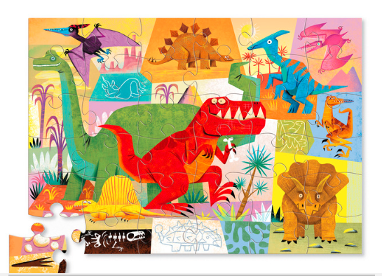 Rompecabezas 36 piezas Dinosaurios