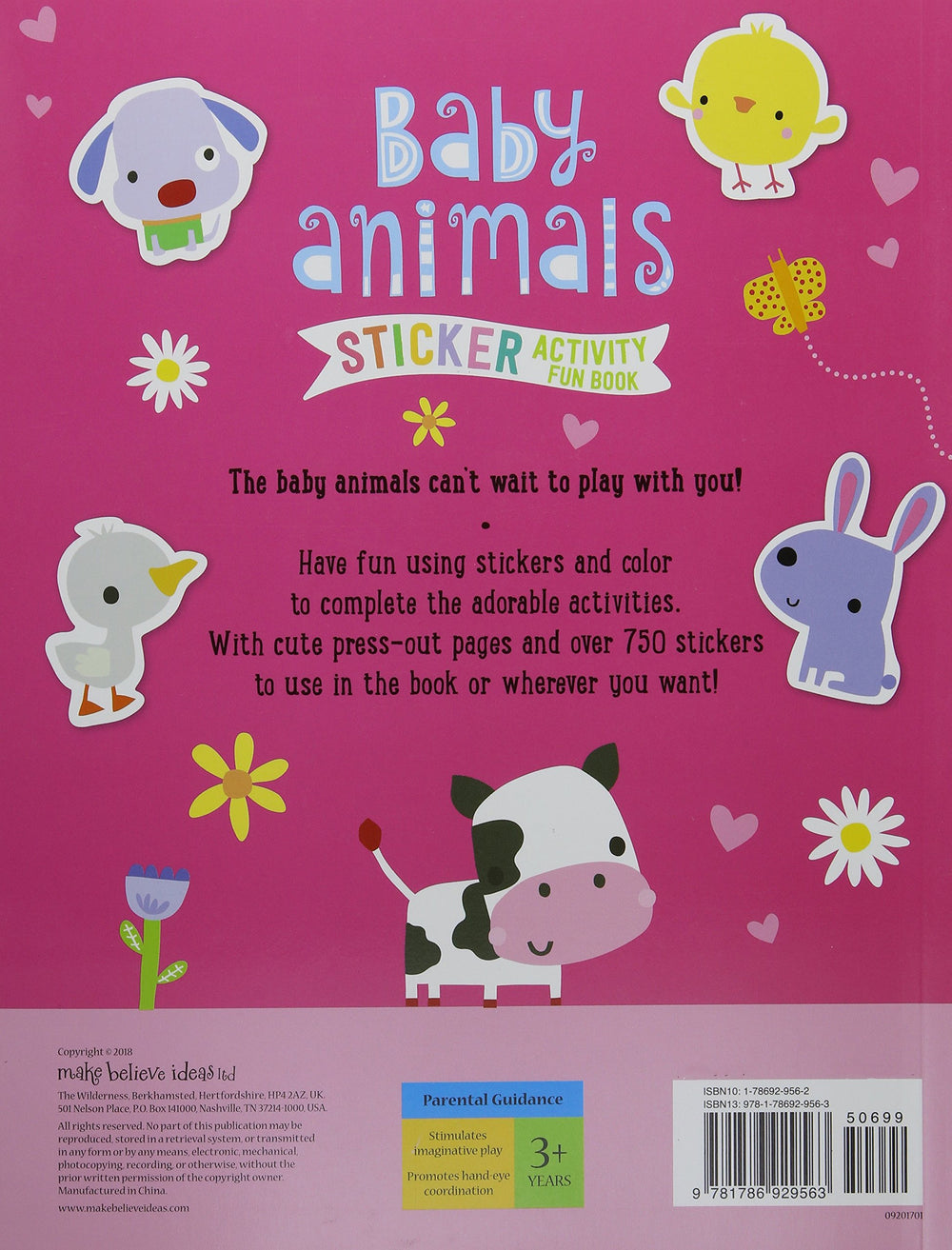 Libro De Actividades Sticker Activity Book Baby Animals