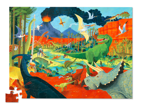 Rompecabezas 100 piezas Mundo de los dinosaurios