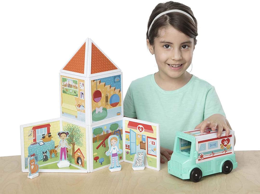 Set De Construcción Magnético Veterinaria