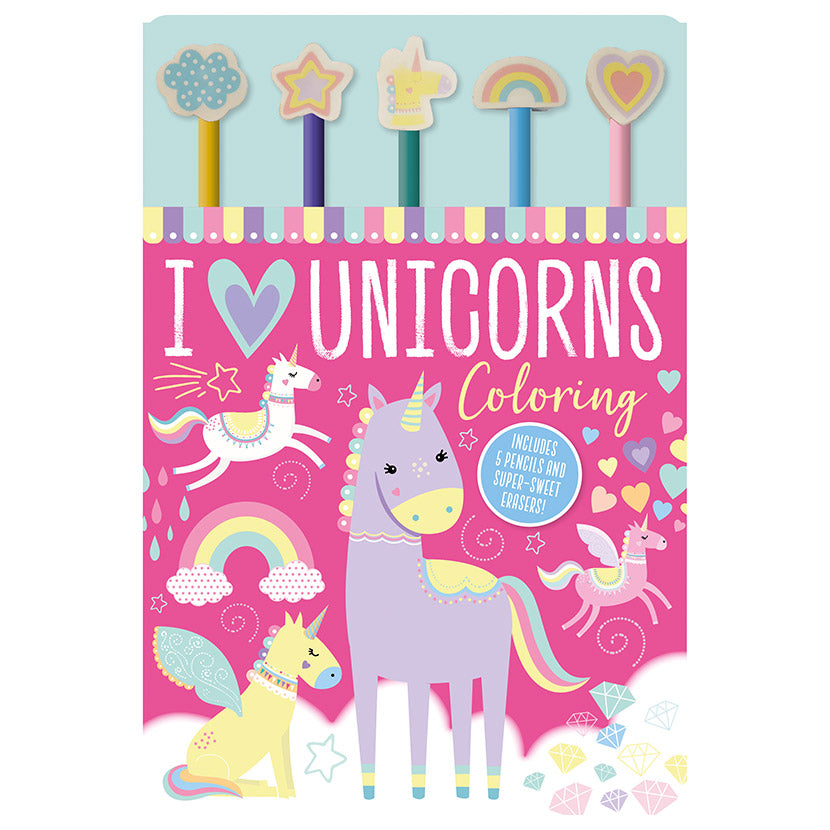 Libro De Actividades I Love Unicorns Color