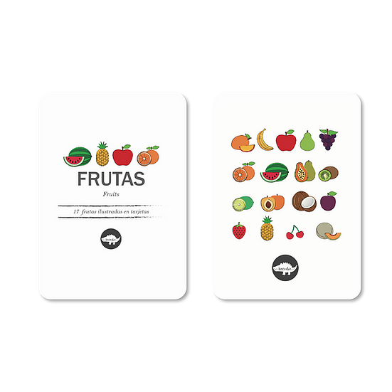 Flahscards Las Frutas Cartas Didácticas