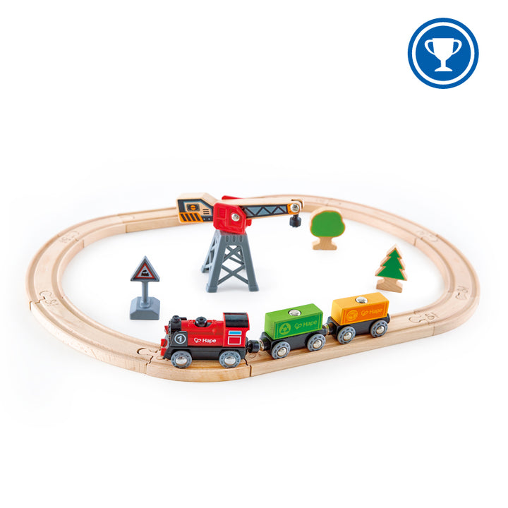 Pista Tren de Carga en Madera