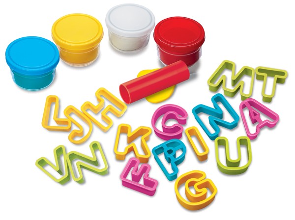 Set de plastilina alfabeto