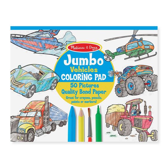 Cuaderno Para Colorear Vehículos