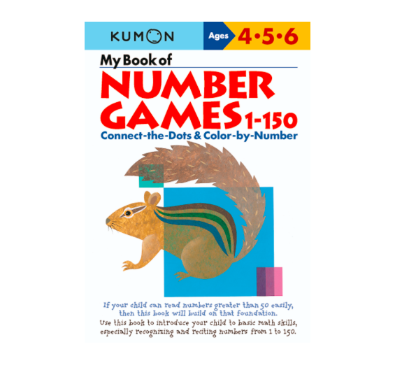 Libro Kumon My Book Of Number Games 1-150 Para Niños