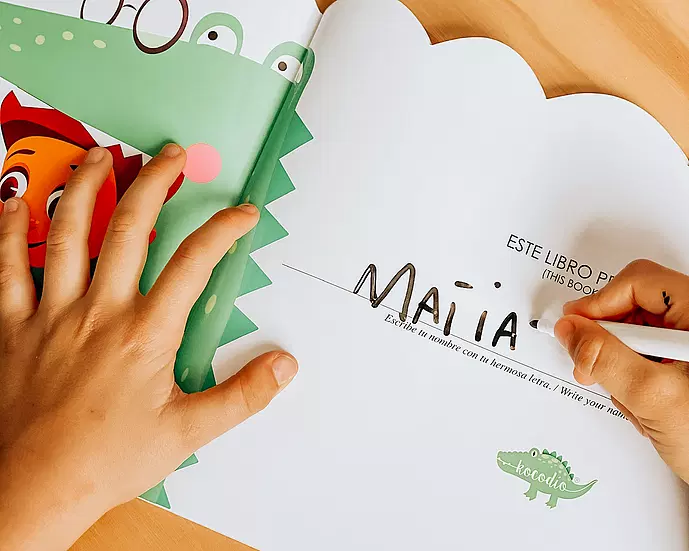 Libro Borrable Koco Abcdario Imprenta
