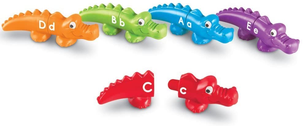 Juego Cocodrilos Mayúsculas y Minúsculas Para Niños