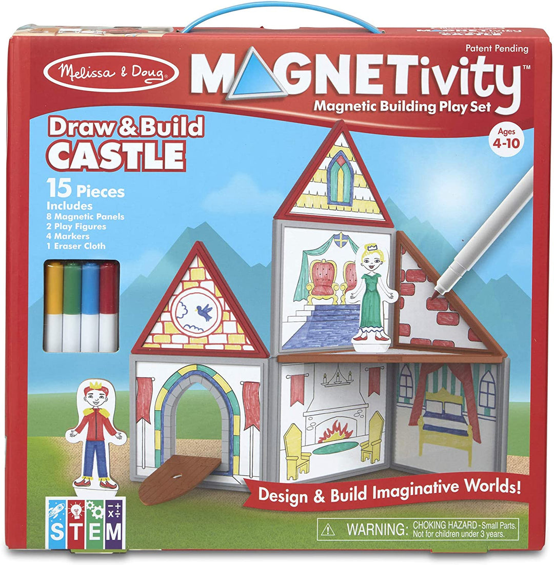 Set De Construcción Magnético Castillo Para Pintar