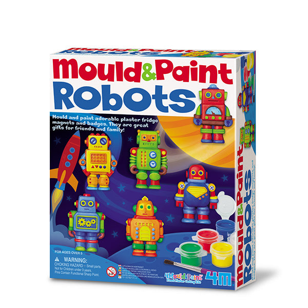 Manualidades : Moldea y pinta: Robots