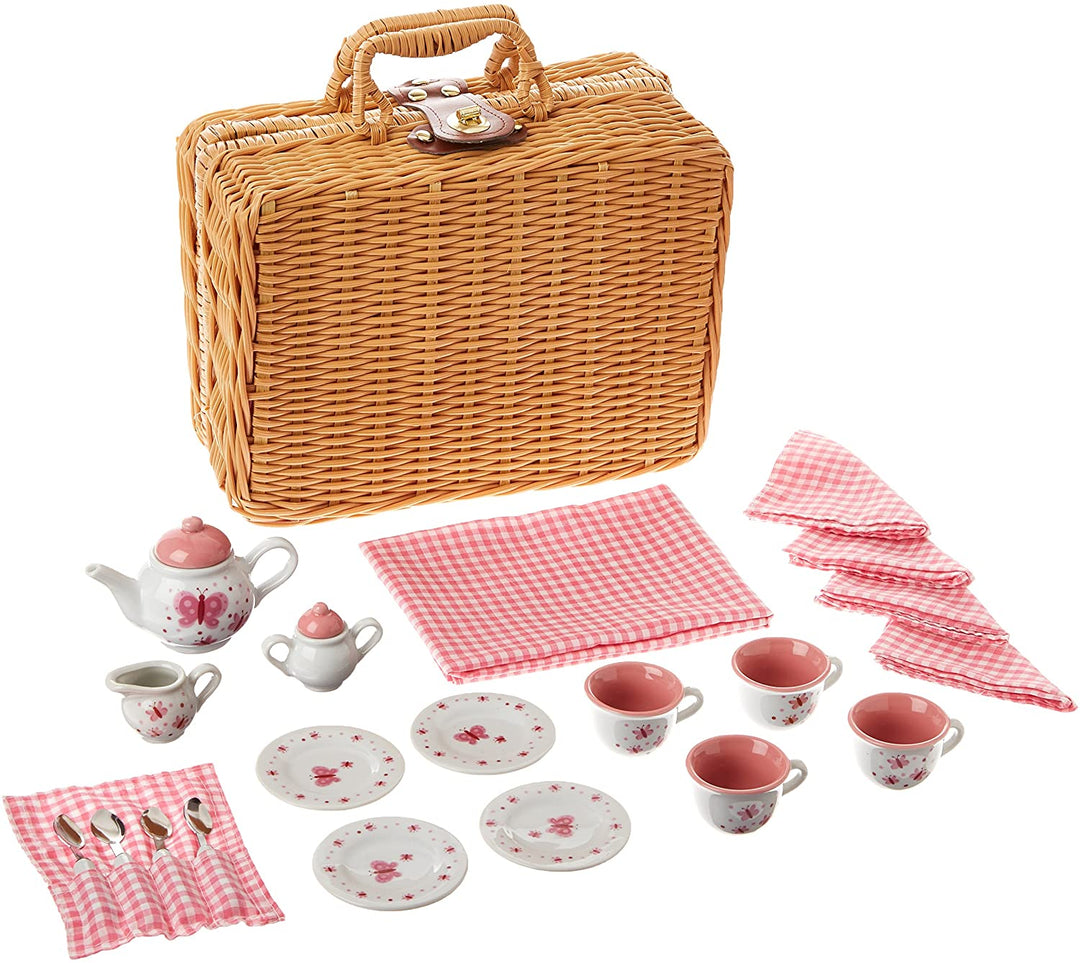 Juego De Té Con Cesta de Picnic