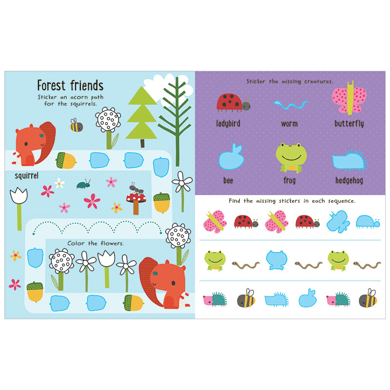 Libro De Actividades First Words Sticker