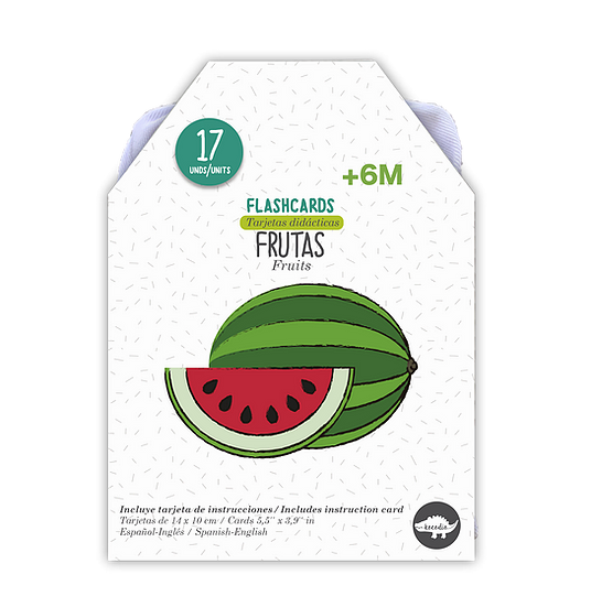 Flahscards Las Frutas Cartas Didácticas