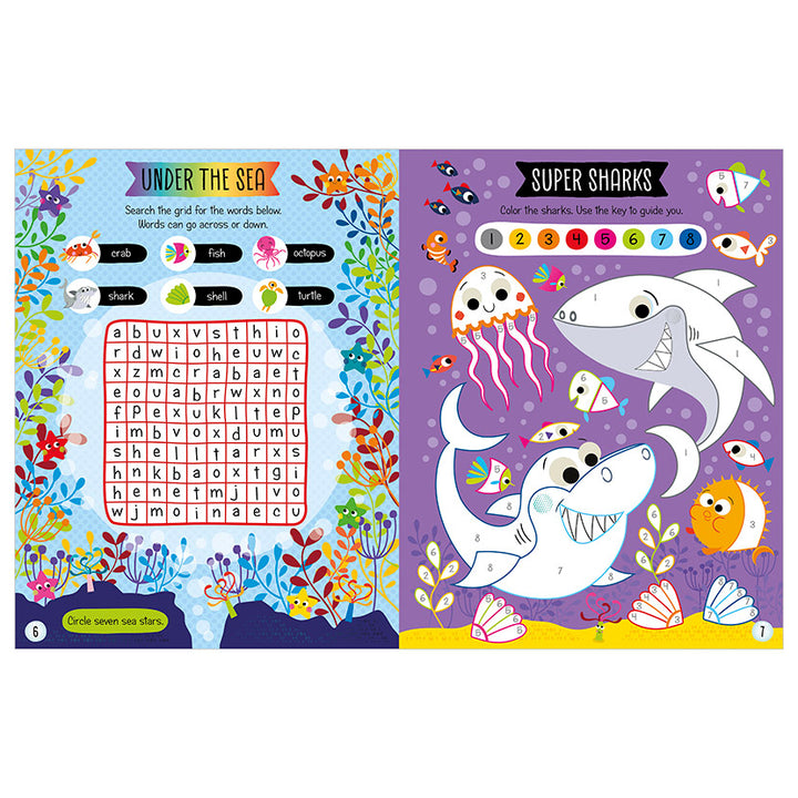 Libro De Actividades Scratch and Sparkle Sharks Activity Book