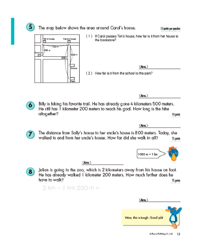Libro Kumon Word problems grade 3 Para Niños