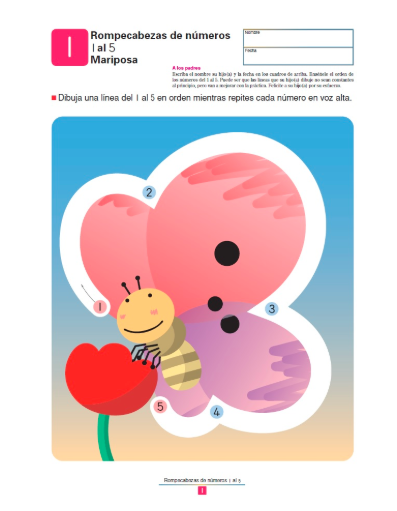 Libro Didáctico Kumon Mi Libro De Números 1-30 Para Niños