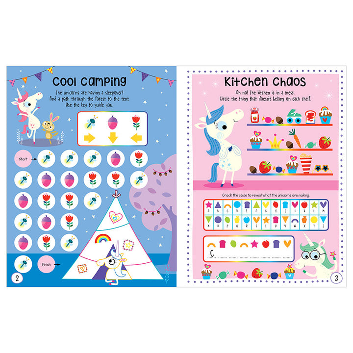 Libro De Actividades Balloon Stickers Unicorns Activity Book