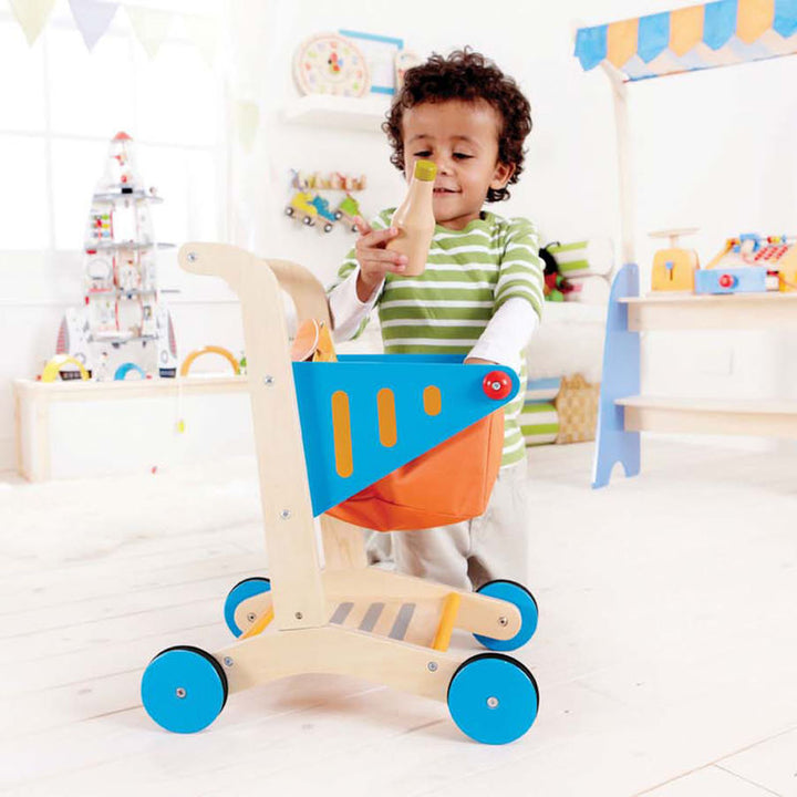 Carrito de Compras de Madera