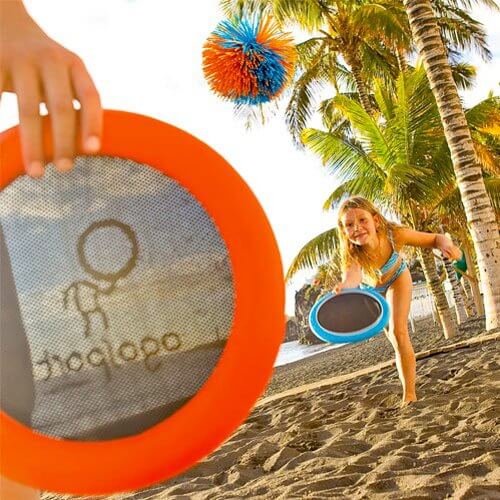 Set de Raquetas y Frisbee 2 en 1
