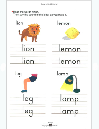 Libro Kumon My First Book of Lowercase Letters para niños