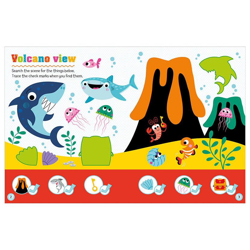 Libro De Actividades Never Touch a Shark! Sticker Activity Book