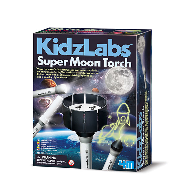 Experimento de juguete :  Linterna super luna