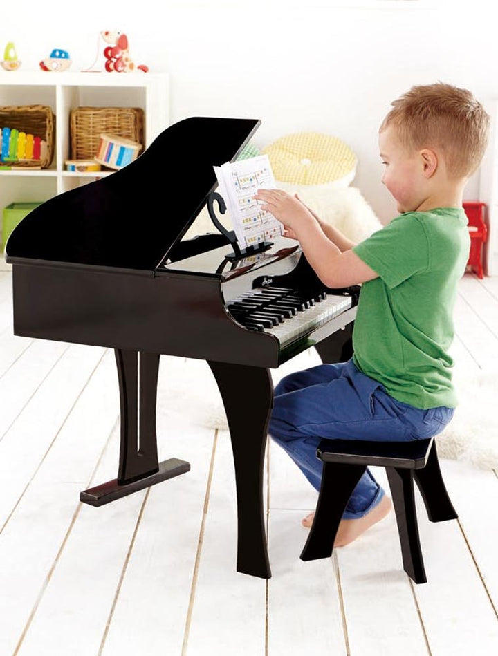 Piano Clásico Negro De Lujo