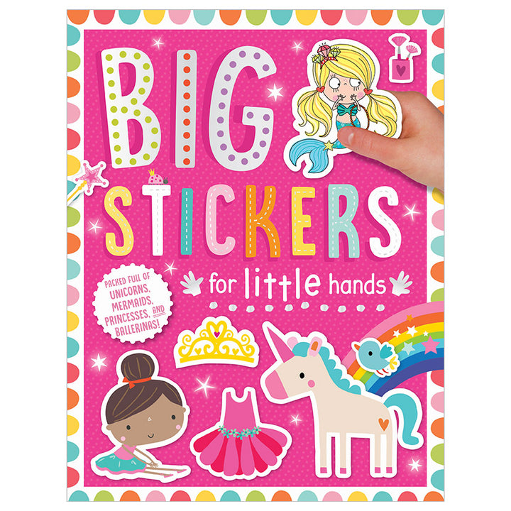 Libro De Actividades Big Stickers For Little Hand Pink