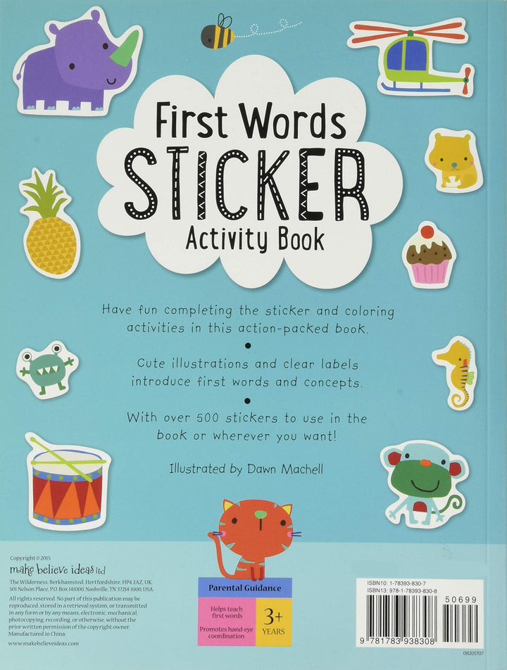 Libro De Actividades First Words Sticker