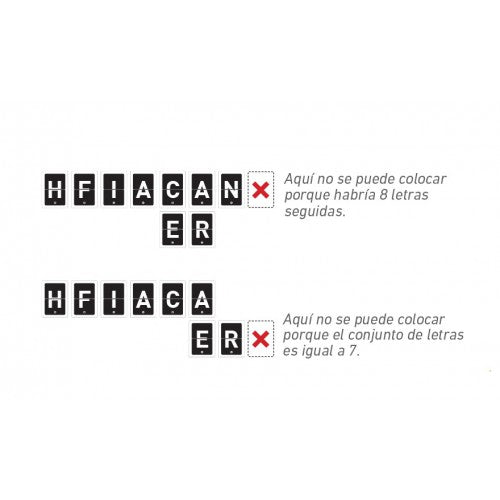 Juego De Mesa Four in Letters
