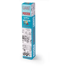 Póster gigante para colorear Museo de arte