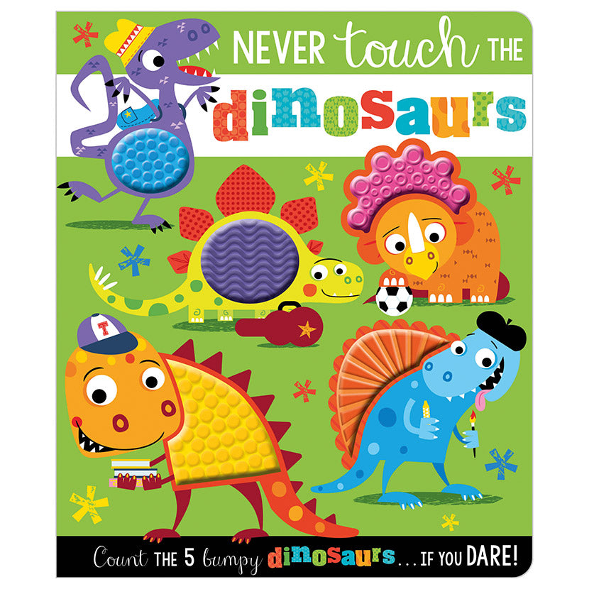Libro De Texturas Never Touch The Dinosaurs