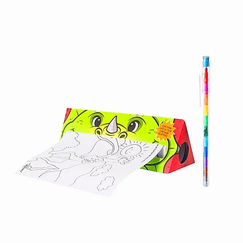 Pergamino para colorear Jurásico