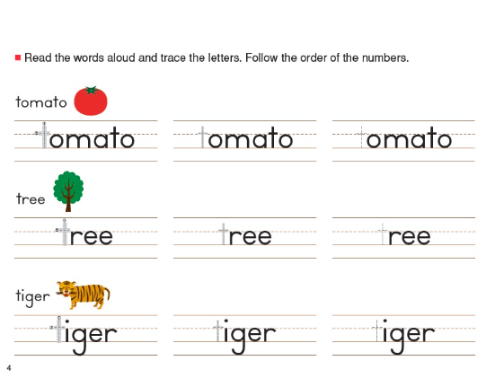 Libro Kumon Grow To Know Lowercase Letters para niños