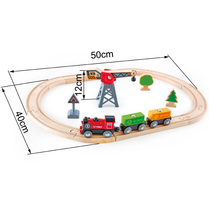 Pista Tren de Carga en Madera