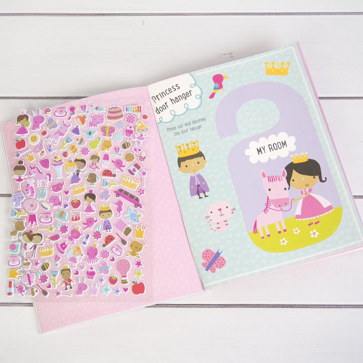 Libro inglés: Puffy sticker pricess palace