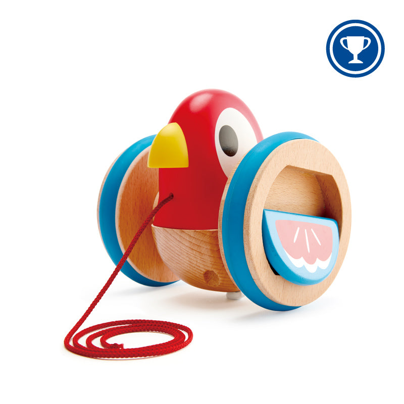 Juego de Arrastre Pajarito En Madera