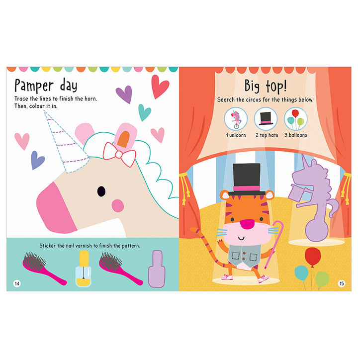 Libro De Actividades Big Stickers For Little Hand Pink