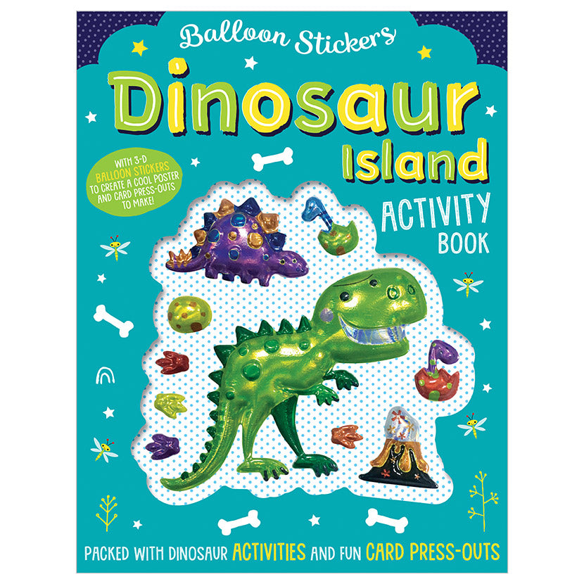 Libro De Actividades Balloon Stickers Dinosaur Island