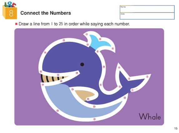 Libro Kumon Grow To Know Numbers 1-30 para niños