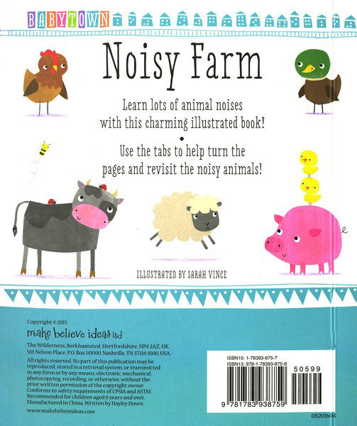 Libro Infantil Tabbed Noisy Farm