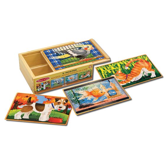 Caja De Rompecabezas: Mascotas