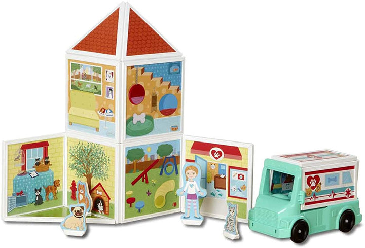 Set De Construcción Magnético Veterinaria