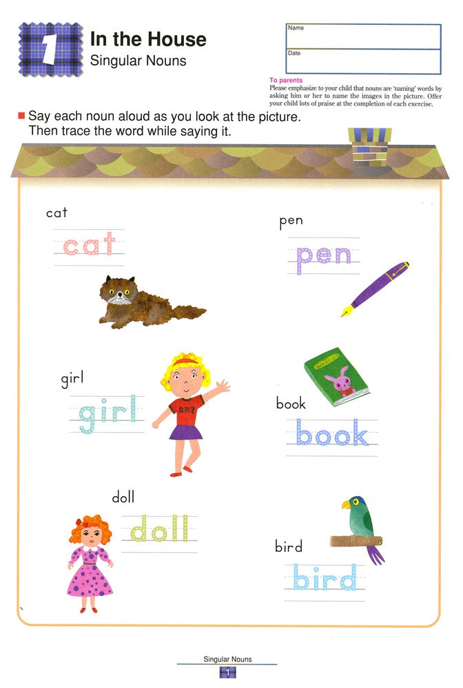 Libro Kumon My Book Of Simple Sentences para niños