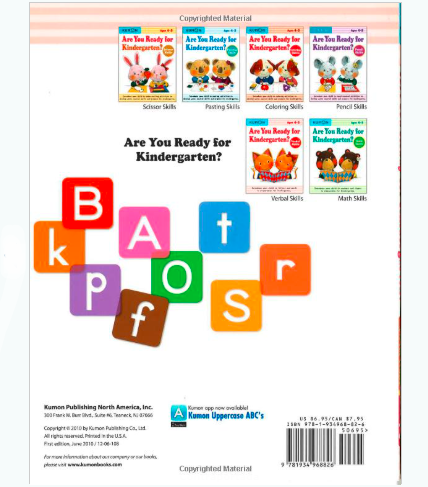 Libro Kumon Are You Ready For Kindergarten Verbal Skills