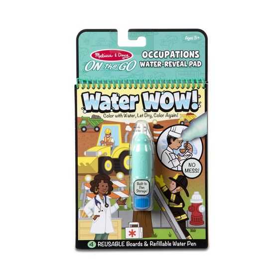 Libro para pintar con agua Ocupaciones para niños