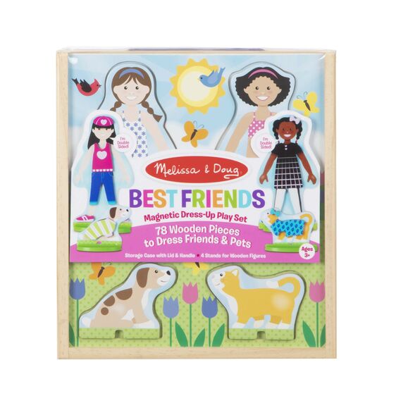 Juego magnético de vestir Mejores amigas